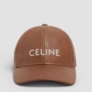 Brand new with tags Celine cap leather brown